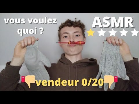 ASMR FR: Roleplay😱le pire vendeur😱