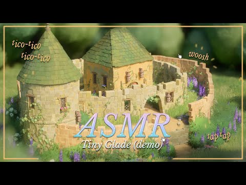 ASMR ✧ Soniditos de construcción y mucho tapping 🏰🌳 [Binaural] [Layered tapping]