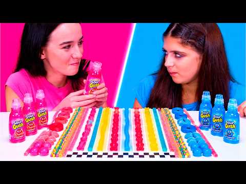 ASMR Rainbow Candy Race Challenge vs Viral Drink Mukbang Best Compilation