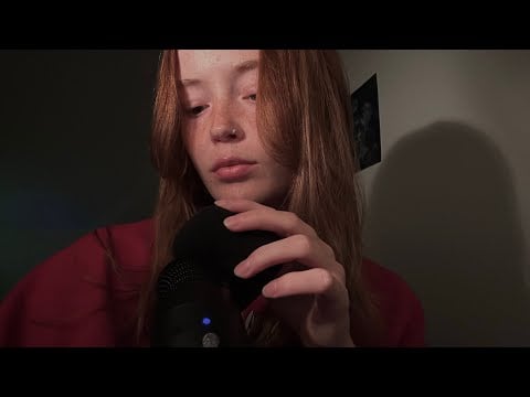 ASMR rubbing things on the mic (kinda intense)