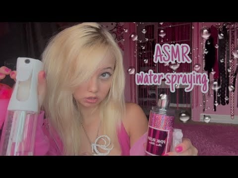 ASMR water spraying💦 (fast and aggressive)