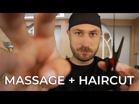 Fast Haircut & SCALP MASSAGE POV - ASMR