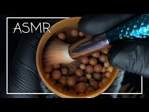 ASMR Relaxation 1 Hour Brushing Sounds with Bronzing Pearls! 🫧 (No Talking)