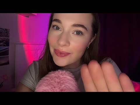 [ASMR] Face Touching, Hand Sounds & Mic Rubbing
