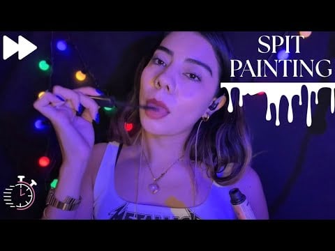 ASMR | Spit Painting ✨ Extra Rápido ⚡️💗
