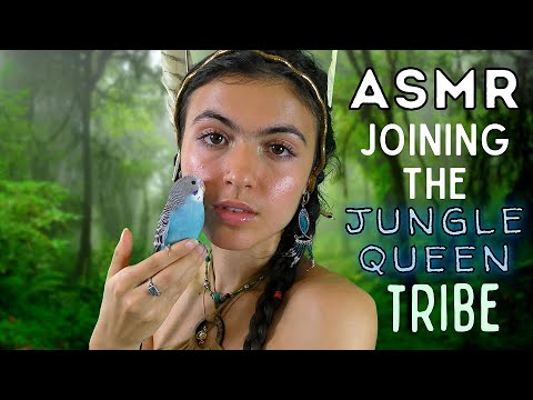 ASMR || joining the jungle queen's tribe