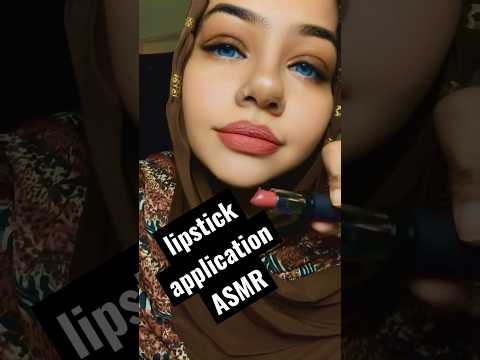 Lipstick application asmr #aaasmr #triggersforsleep #lipstick