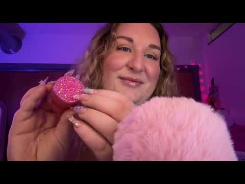 asmr | pure unintelligible whispering & tapping 💤