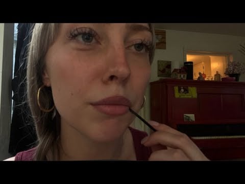 ASMR UP CLOSE personal attention with spoolie nibbling & freckle counting