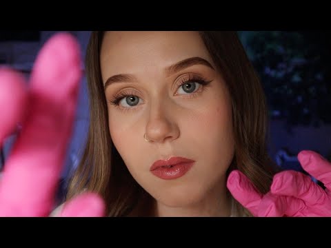 ASMR Face Massage | Sinus & Pressure Relief, Hand Movements & Glove Sounds