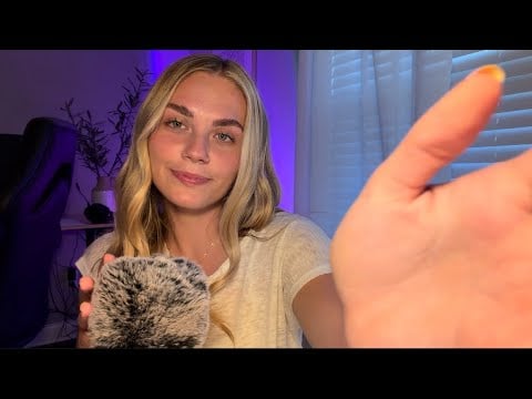 ASMR 10 min of Hypnotic Hand Movements & Whispers for Sleep 💤 