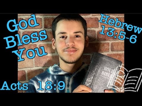 Bible Reading: “Speak Boldly” Acts 18:9 & Hebrew 13:5-6 With Malachi 