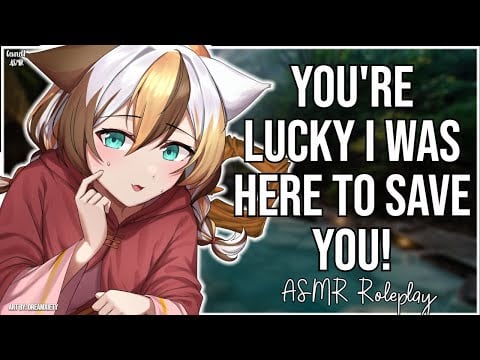 3DIO ASMR | Catgirl Rescues you from a Dungeon 🐈🧙‍♀️| Hair brushing & Ear Cleaning