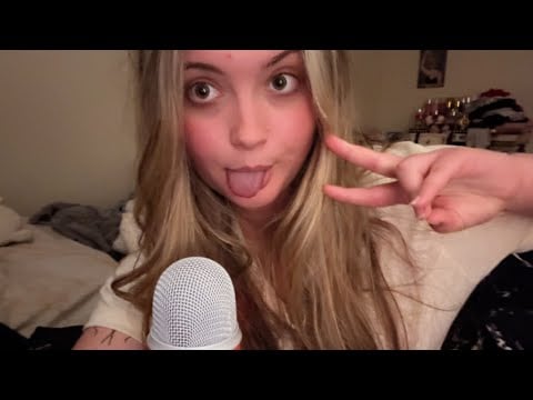 ASMR UP CLOSE WHISPERED RAMBLE, REPEATING WORDS, TINGLY AF!