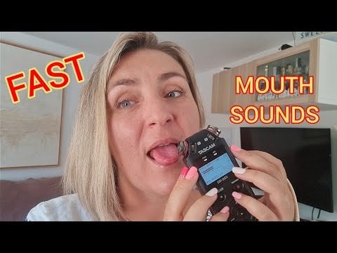 ASMR FAST AGGRESSIVE Mouth Sounds TASCAM