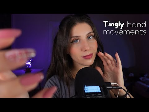 ASMR • Fall asleep in 10'! TINGLY hand movements with Mouth Sounds