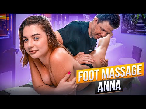 INTENSIVE FOOT MASSAGE FOR CRANKY GIRL ANNA - RELIEVE LEG AND FOOT PAIN