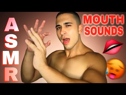 ASMR Mouth sounds super relaxante 😴 Hand movements, inaudible whispers + Hand sounds