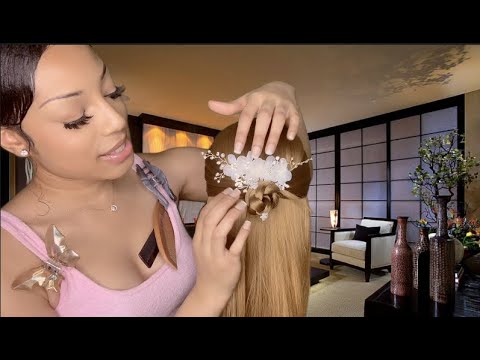 ASMR Hair styling 3 styles