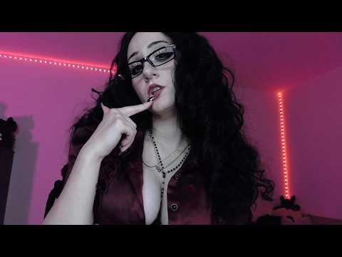 ASMR ✞ Vampire mistress drains you (oops)