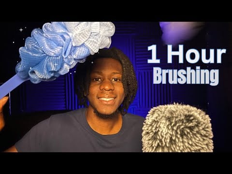 ASMR 1 Hour Of Brushing Your Pain & Stress Away