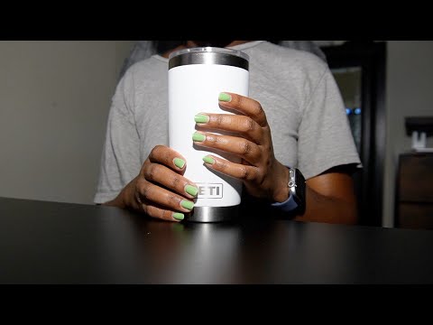 TAPPING AND SCRATCHING ON MY YETI | NICOLE'S ULTIMATE ASMR