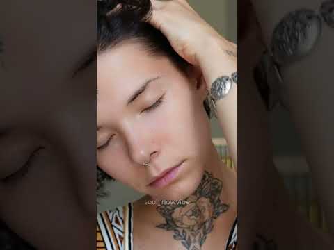 ASMR scalp massage