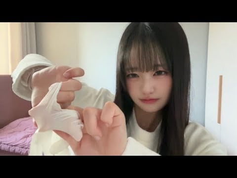 [No taking] 라텍스 장갑이 이렇게 팅글하다고?🫨 | Super Tingly Latex Glove ASMR