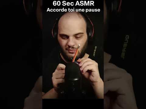 60 Sec ASMR - Accorde toi une pause 💤  #asmr #relaxation #triggersforsleep