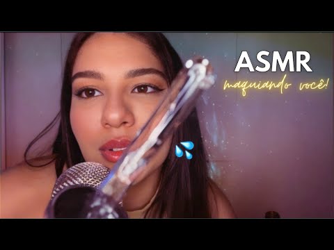 ASMR | MAQUIANDO VOCÊ DELICADAMENTE💤💦#sonsdeboca