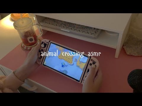 animal crossing asmr ✿ inaudible rambling + occassional tapping