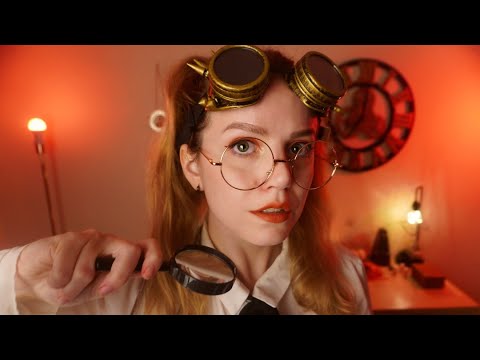 ASMR Medical & Cranial Nerve Exam on A Time Traveller - Ministry Of Time