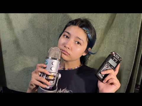 asmr besitos, spit, mordiendo, rascando, mouth sounds :3