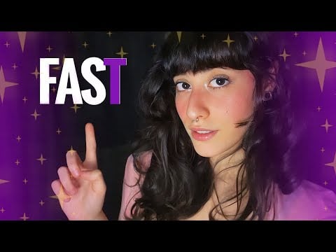 ASMR ‼️ 30 minutos de gatilhos RÁPIDOS pra te fazer dormir 💤 (tapping, sons de boca, mãos…)