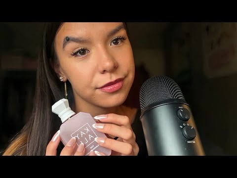 ASMR | Pink Triggers and Rambling 💖🤭 (TAPPING) 