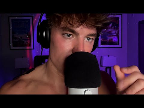 ASMR Personal Attention - Inaudible Whispers & Close Visuals - 1hr Looped for Sleep 
