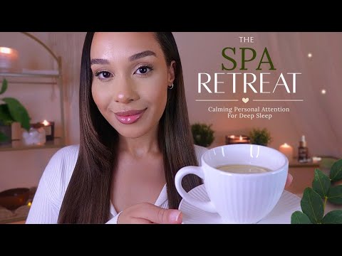 ASMR Spa Escape 🌿 Calming Care for Deep Sleep |Personal Attention, Massage, Hair Brushing & Skincare