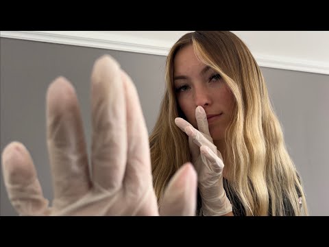 ASMR | fast but not aggressive tapping with gloves (no talking)