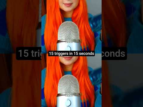 ASMR 15 TRIGGER in 15 SEC #asmr #shorts #shortvideo 28 de diciembre de 2025