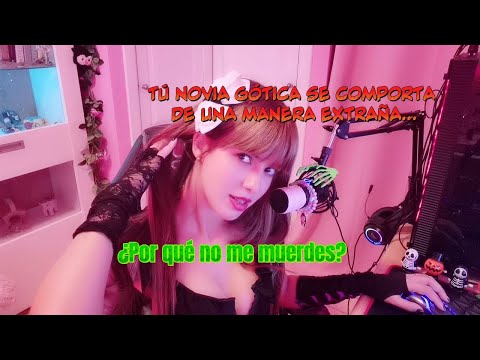 R0lEPLAY TU NOVIA GÓTICA  TE PIDE QUE LE MUERD4S Y + ASMR SIN ANUNCIOS (VOZ NORMAL)