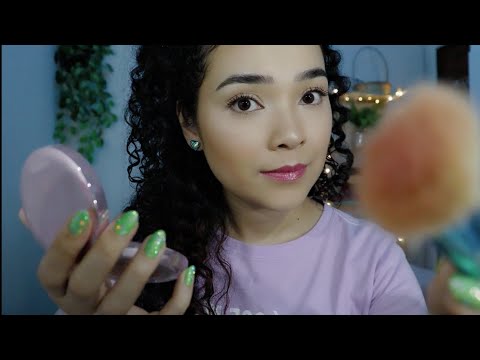 ASMR - TE MAQUIANDO GENTILMENTE para Dormir 😴