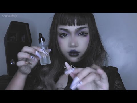 asmr. pov: you won a relaxation treatment package (but it's a purple cult trap). 😈💜
