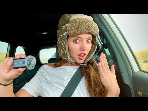 ASMR Getting Ready in My Car During a Storm