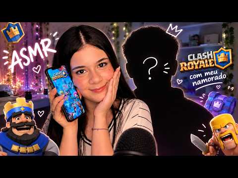 ASMR JOGANDO CLASH ROYALE COM MEU NAMORADO 👑