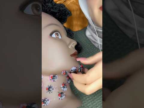 Bugs on your face 🫣 #asmr #relax #visualtingle #asmrtriggers #relaxing