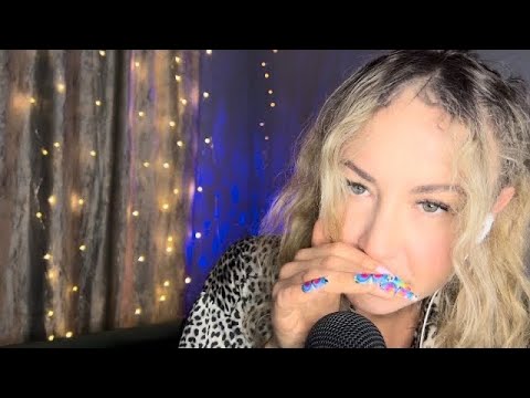 ASMR Inaudible whispering & Long Nails Tapping 🤫 💅