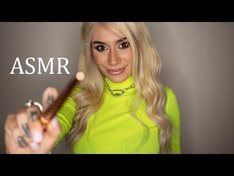 ASMR UNINTELLIGIBLE TRACING YOU FOR SLEEP