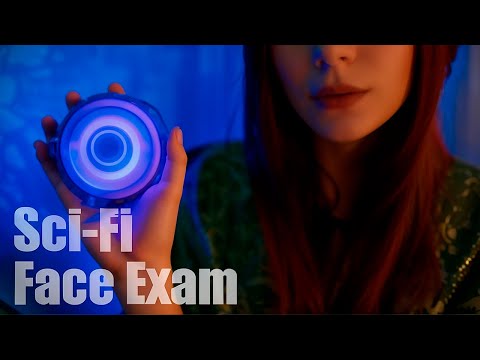 ASMR Sci Fi Face Examination 💎 Scanning You, Roleplay, Soft Spoken in Russian and English