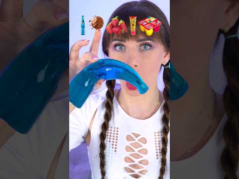 ASMR Emoji Jelly Drink, Ice Cream Mukbang #shorts