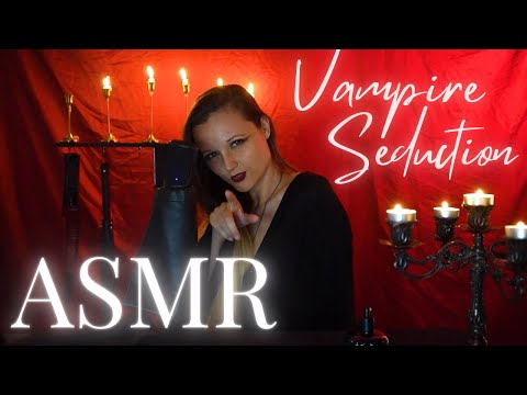 ASMR Flirty Vampire Lures You To The Dark Side | Halloween Whisper Roleplay